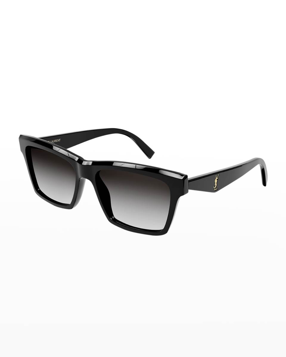 YSL Rectangle Acetate Sunglasses